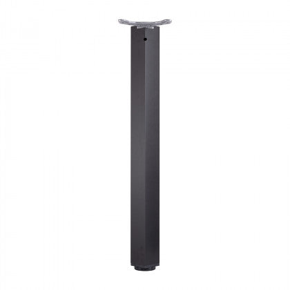 Pied de table StrongLegs TA001, 710R/60x60mm, noir mat